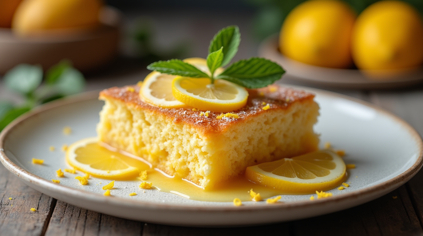 lemon dump cake
