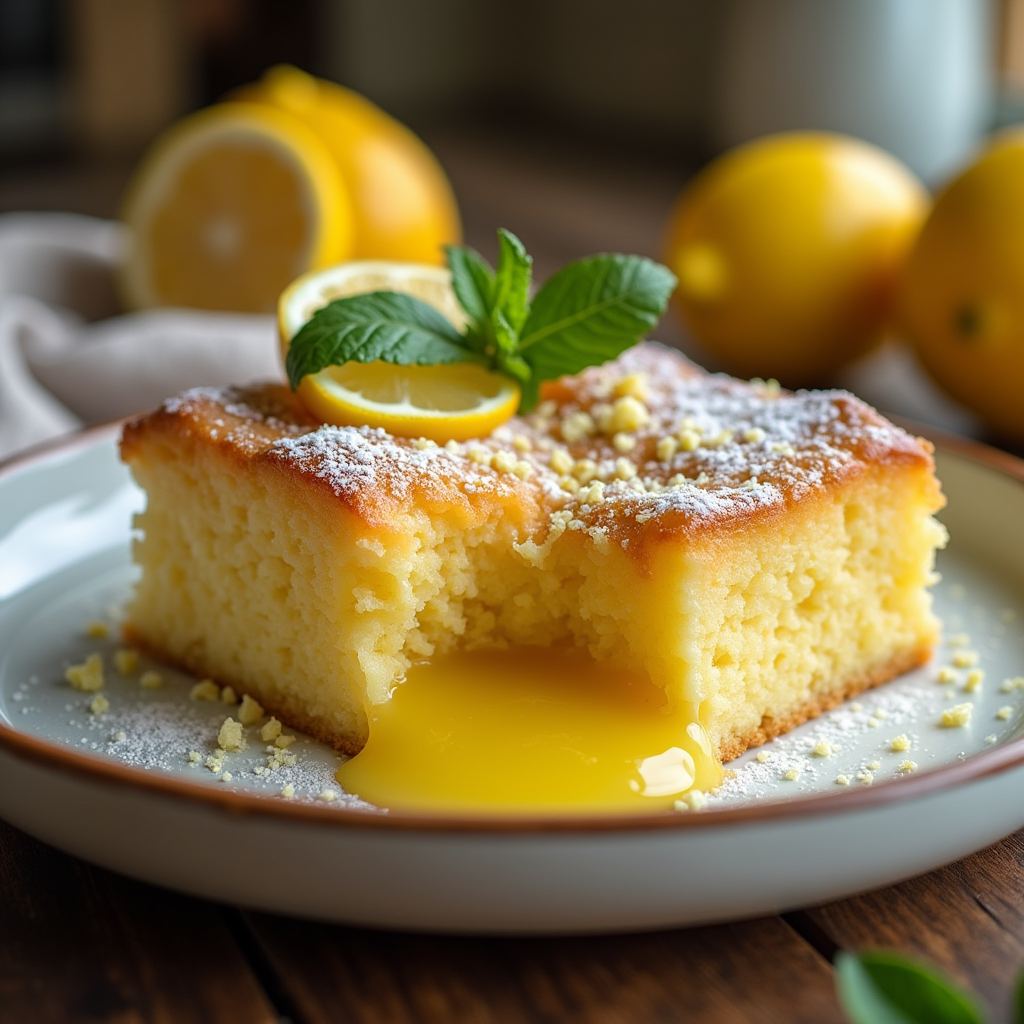 lemon dump cake