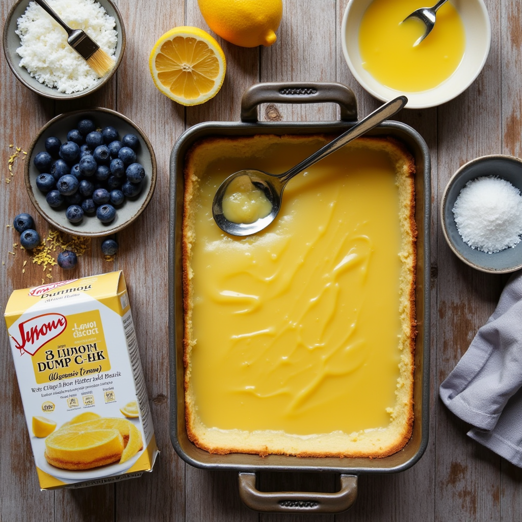 lemon dump cake