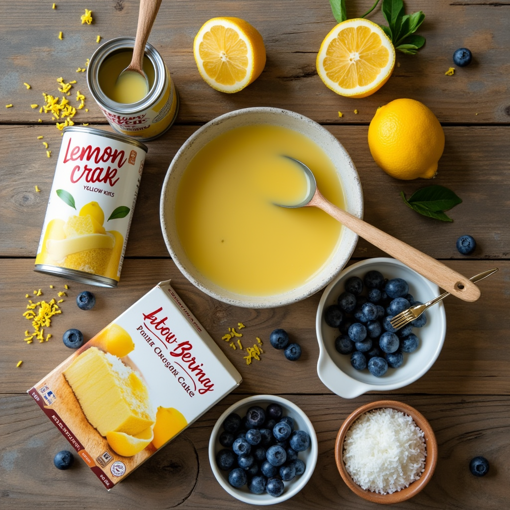 lemon dump cake
