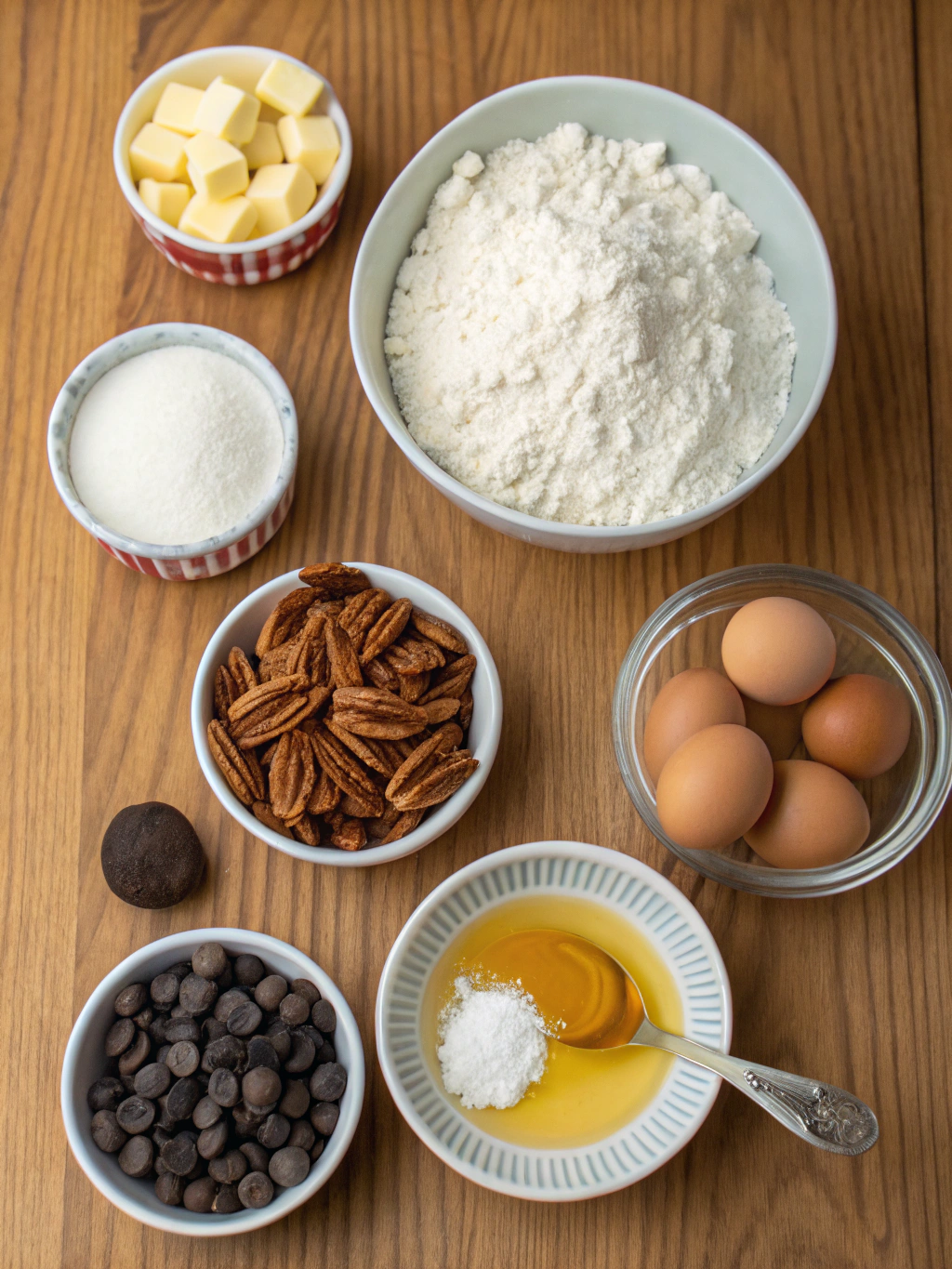 chocolate chip pecan cookies ingredients