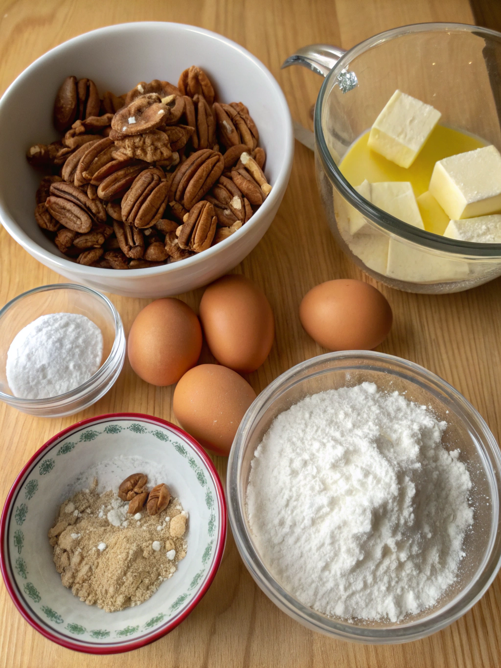 pecan powdered sugar cookies ingredients