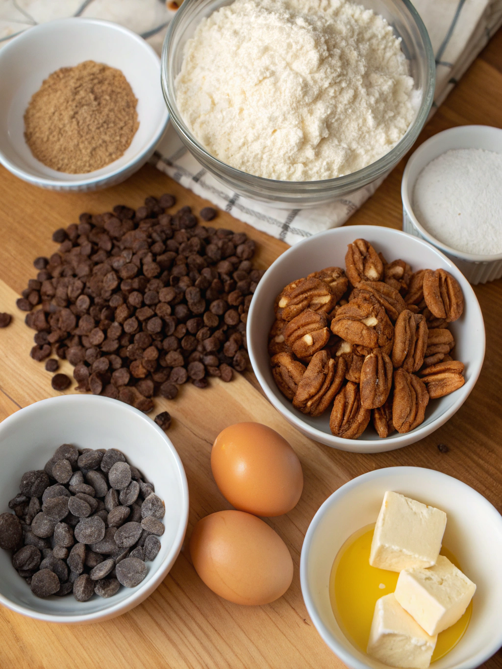 chocolate and pecan cookies ingredients