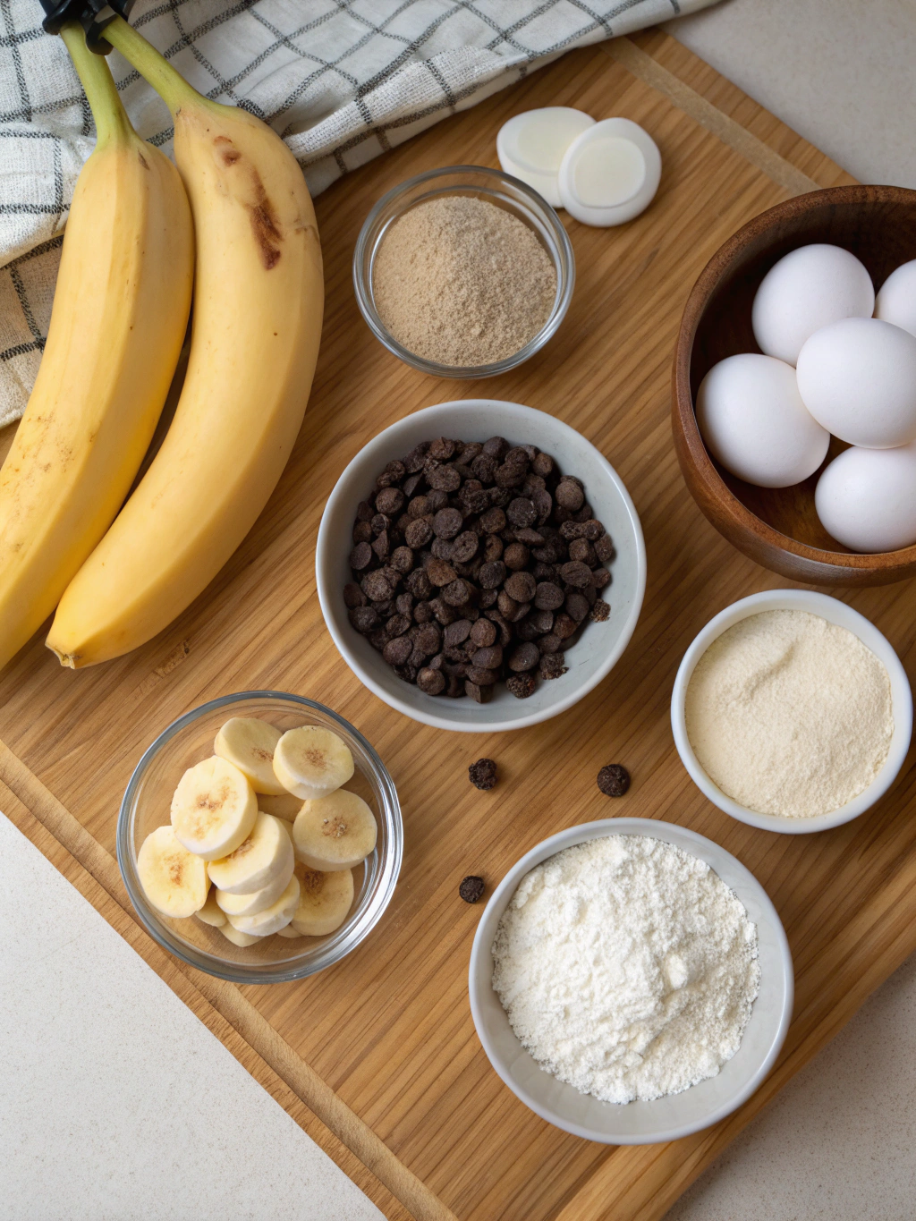 banana chocolate chip cookies ingredients
