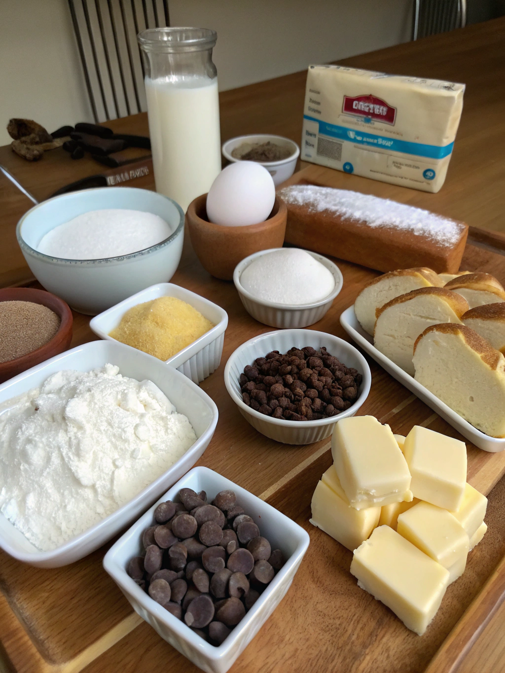 chocolate and bread recipe ingredients