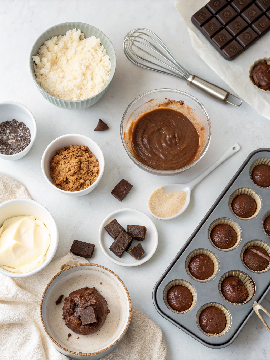 quick chocolate desserts preparing steps