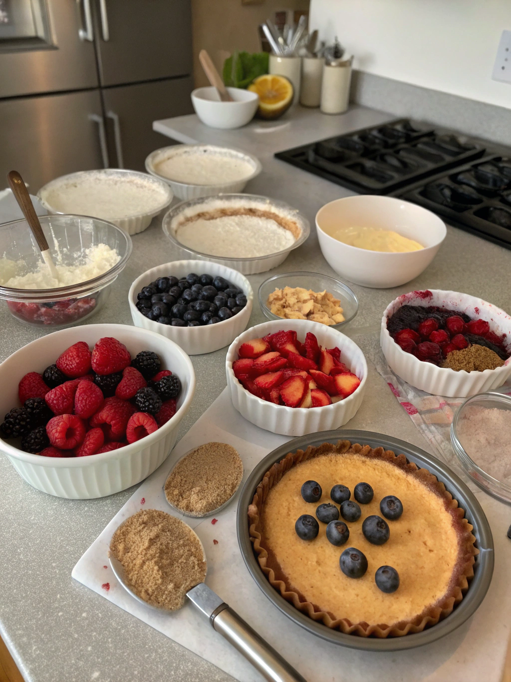 simple gluten free desserts preparing steps