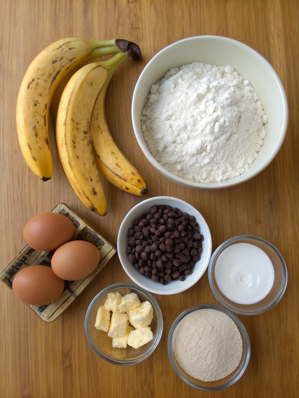 chocolate chip banana bread ingredients