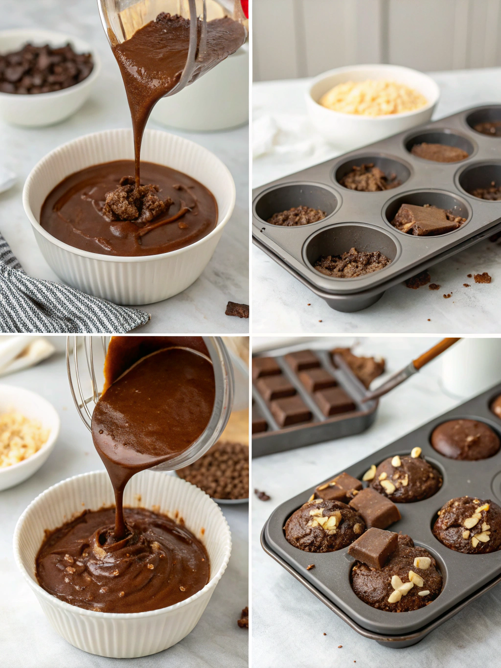 easy chocolate desserts preparing steps